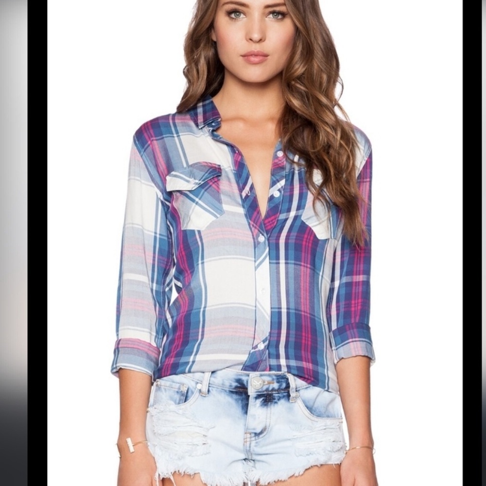 Rails Multicolor Plaid Button Down Shirt